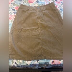 DKNY Corduroy Skirt Cotton Size 6